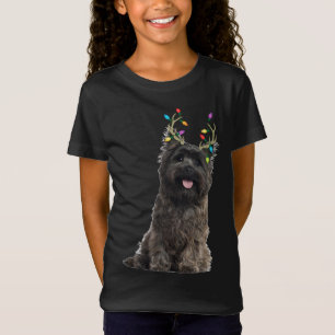 Camiseta Perro de los Navidades de renos de Cairn Terrier