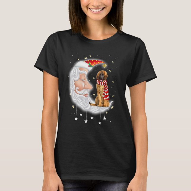 Camiseta Perro de los Navidades de Santa Hat (Anverso)