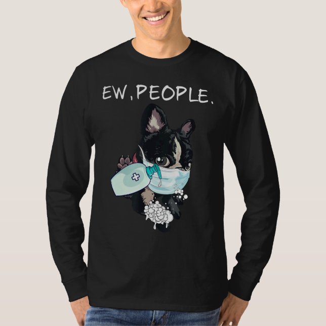 Camiseta Perro De Los Ojos De Boston Terrier (Anverso)