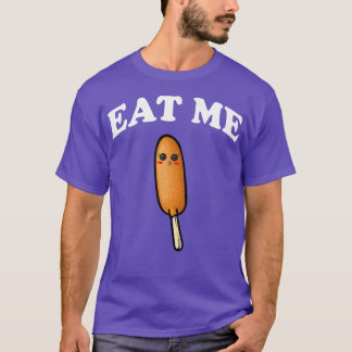 Camiseta Perro de maíz Gracioso Pronto Alimentos Famosos De