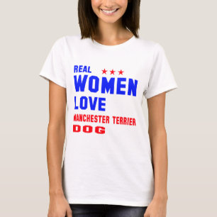Camiseta Perro de Manchester Terrier del amor de las