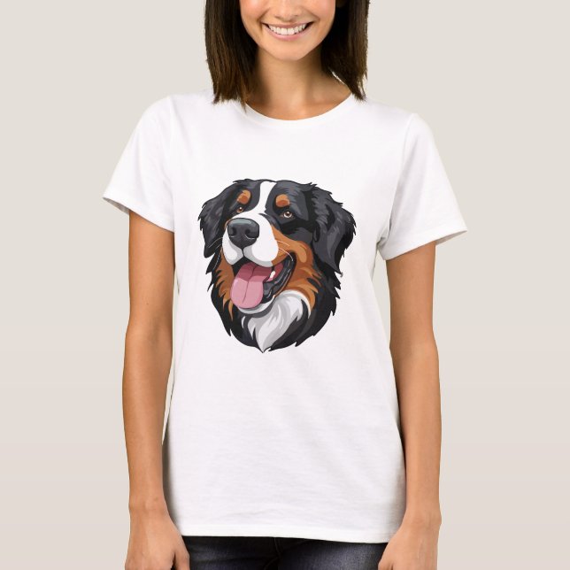 Camiseta Perro de montaña bernés (Anverso)