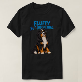 Camiseta Perro de montaña bernés esponjoso pero crítico
