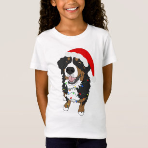 Camiseta Perro de montaña bernés Navidad 