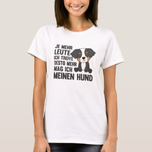 Camiseta Perro de montaña Bernés no le gusta a los perros d