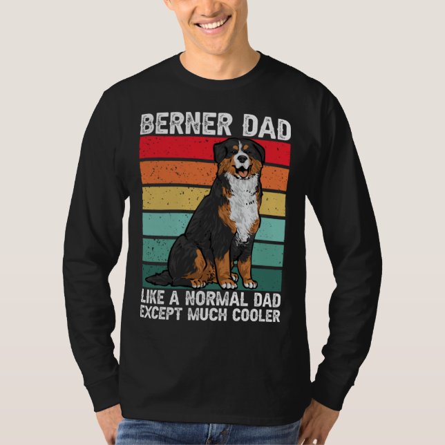 Camiseta Perro de montaña bernés Papá berner (Anverso)