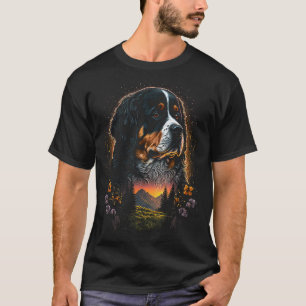 Camiseta Perro de Montaña Bernés Para Hombres Mujeres Niños