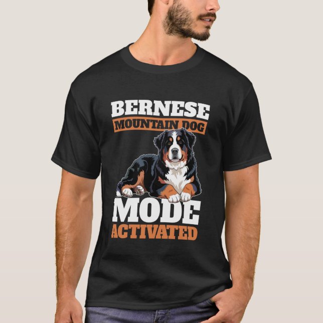Camiseta Perro de montaña bernés Perro Berner (Anverso)
