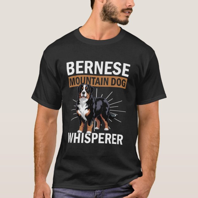 Camiseta Perro de montaña bernés Perro Berner (Anverso)