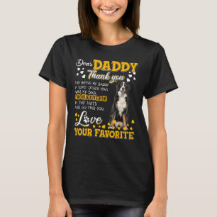 Camiseta Perro De Montaña Bernés Querido Papi Gracias Por E