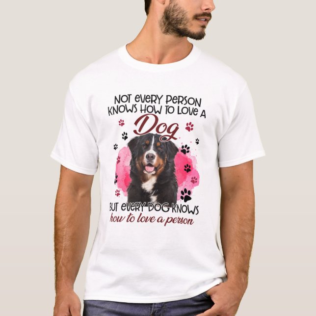Camiseta Perro de montaña de Berna No Todos Saben Cómo (Anverso)