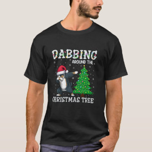 Camiseta Perro de montaña de Berna Santa Hat Dabbing