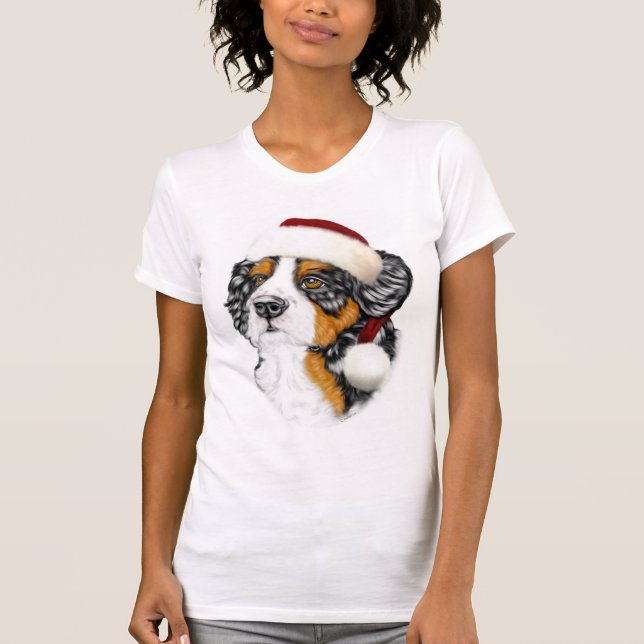 Camiseta Perro de montaña de Berna Santa Pup (Anverso)