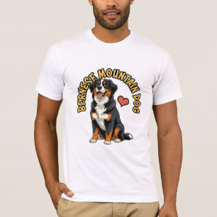 Camiseta Perro de montaña de Berna - Tee de compañero alpin