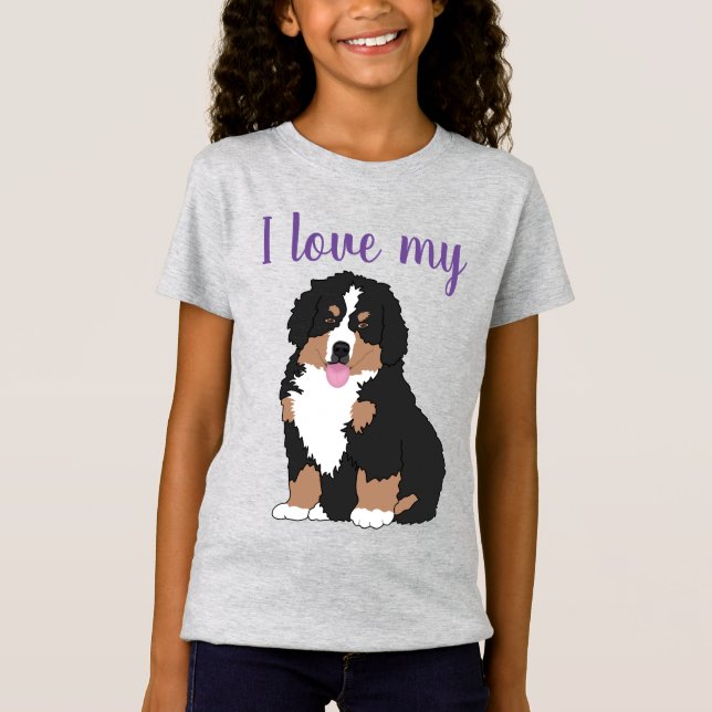 Camiseta Perro de montaña de Bernardo  (Anverso)