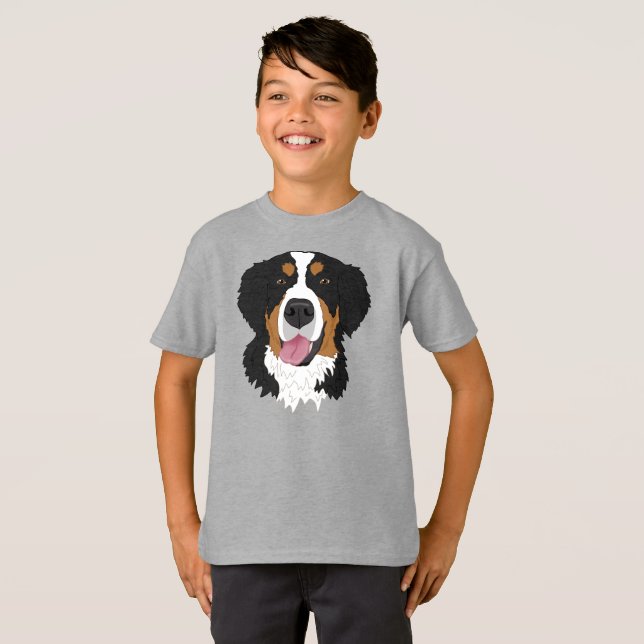 Camiseta Perro de montaña de Bernese (Anverso completo)