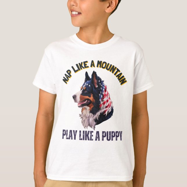 Camiseta Perro de montaña de Bernese (Anverso)