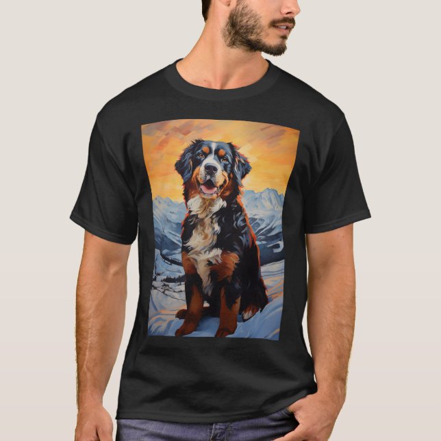 Camiseta Perro de montaña de Bernese (Anverso)