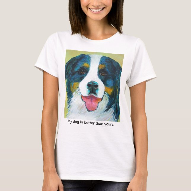 Camiseta Perro de montaña de Bernese (Anverso)