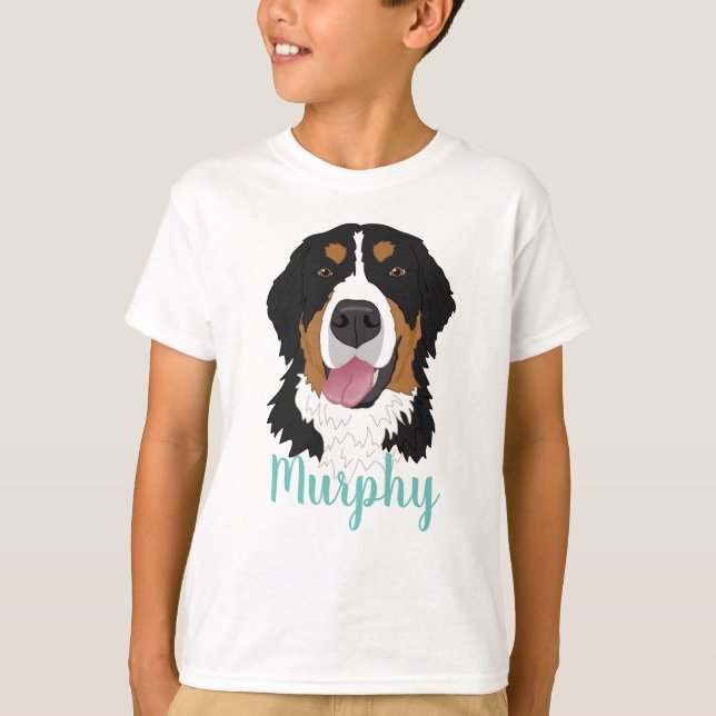 Camiseta Perro de montaña de Bernese (Anverso)