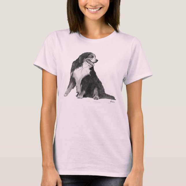 Camiseta Perro de montaña de Bernese (Anverso)