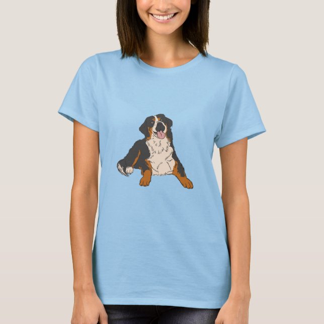Camiseta Perro de montaña de Bernese (Anverso)