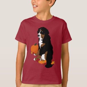 Camiseta Perro de montaña de Bernese Otumn