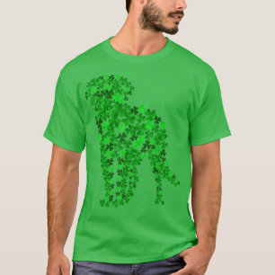 Camiseta Perro de montaña de Bernese Shamrock Leaf St Patri