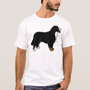 Camiseta Perro de montaña de Bernese Triclolor