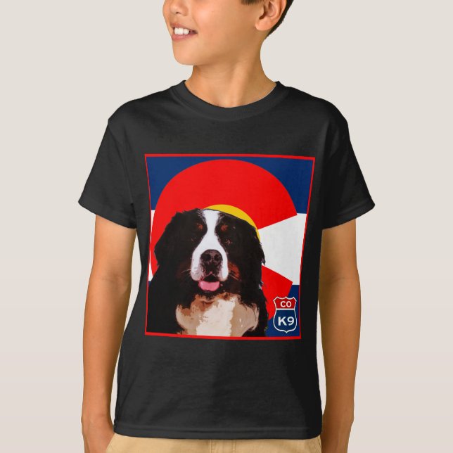 Camiseta Perro de montaña de Colorado Bernese (Anverso)