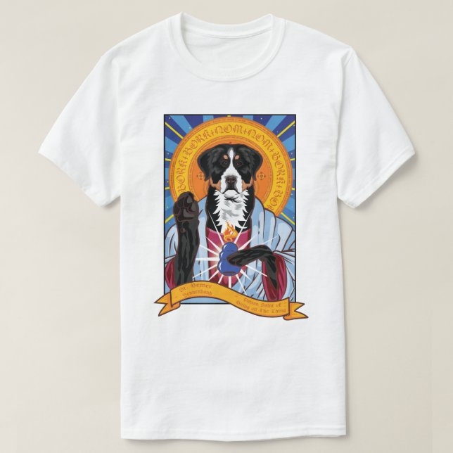 Camiseta Perro de montaña de St. Bernese (Diseño del anverso)