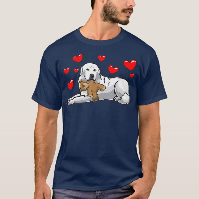 Camiseta Perro de montaña pirenaico con animal (Anverso)