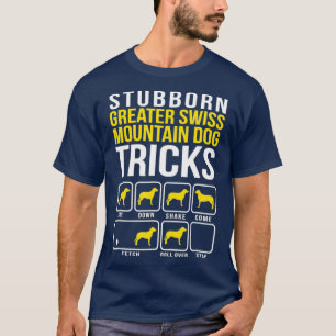 Camiseta Perro de montaña suizo de gran tamaño trucos de pe