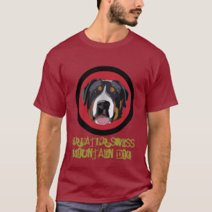 CAMISETA PERRO DE MONTAÑA SUIZO MÁS GRANDE