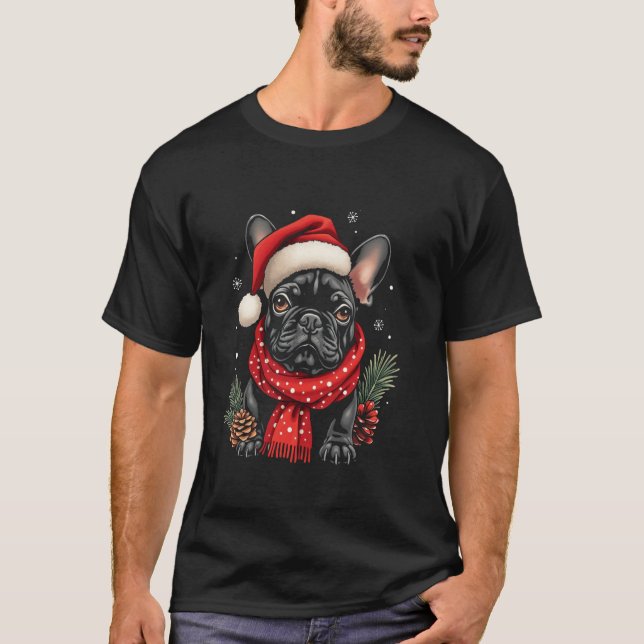 Camiseta perro de Navidad (Anverso)