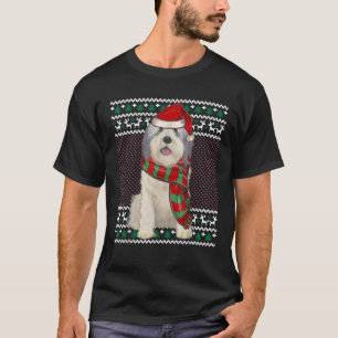 Camiseta Perro de Navidad de tierras bajas polaco de ovejas