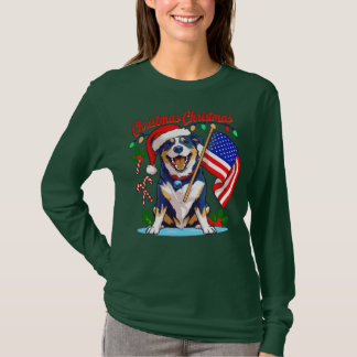 Camiseta Perro de Navidades Cute