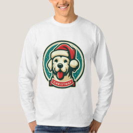 Camiseta Perro de Navidades Cute