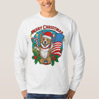 Camiseta Perro de Navidades Cute