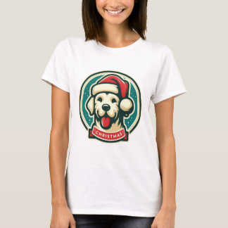 Camiseta Perro de Navidades Cute