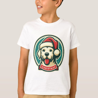 Camiseta Perro de Navidades Cute