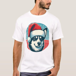 Camiseta Perro de Navidades Cute