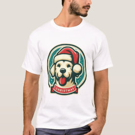Camiseta Perro de Navidades Cute