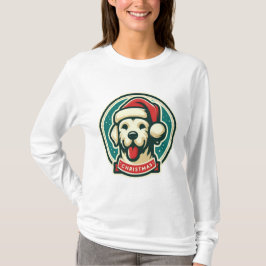 Camiseta Perro de Navidades Cute
