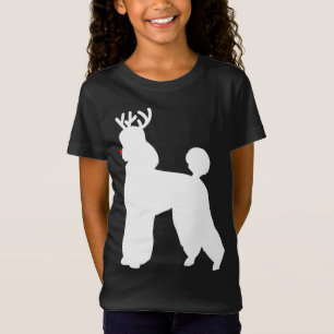 Camiseta Perro de Navidades de renos de canapé