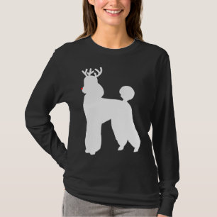 Camiseta Perro de Navidades de renos de canapé