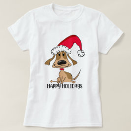 Camiseta Perro de Navidades festivos