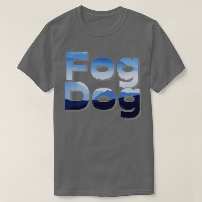 Camiseta Perro de niebla (Diseño del anverso)