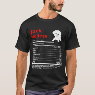 Camiseta Perro de nutrición maltés