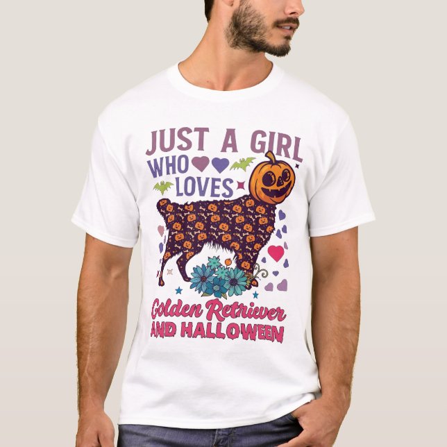 Camiseta Perro de oro de Halloween_1 (Anverso)